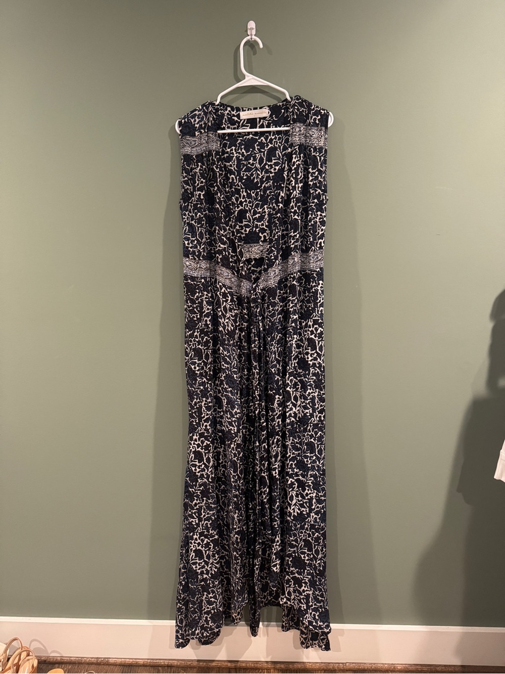 Natalie Martin 100% silk cover up dress size medium